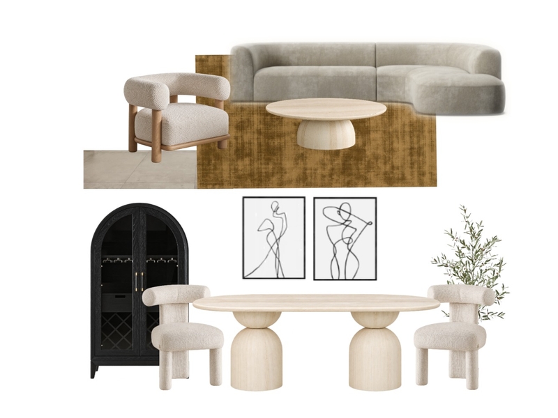 Option 2- tatum caramel rug miss amara Interior Design Mood Board by MaryV