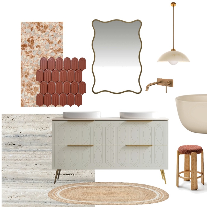 A Pulled Together Bathoom Interior Design Mood Board by Moodblogs A Pulled Together Bathoom Interior Design Mood Board by Moodblogs