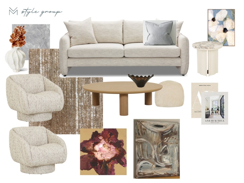 Nyora Interior Design Mood Board by The VM Style Group