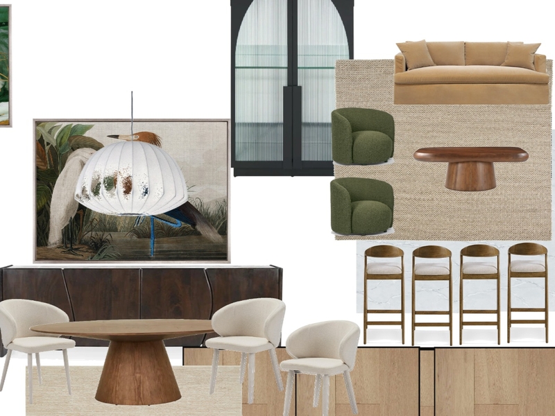 Dinning Room Interior Design Mood Board by lwinp1982@gmail.com