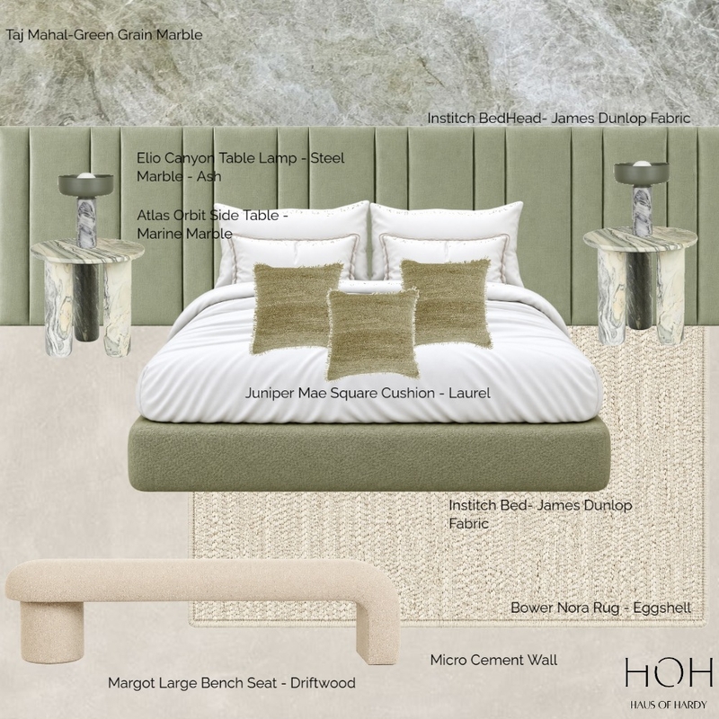 MASTERS BEDROOM-REV02 Interior Design Mood Board by dimpleortega31