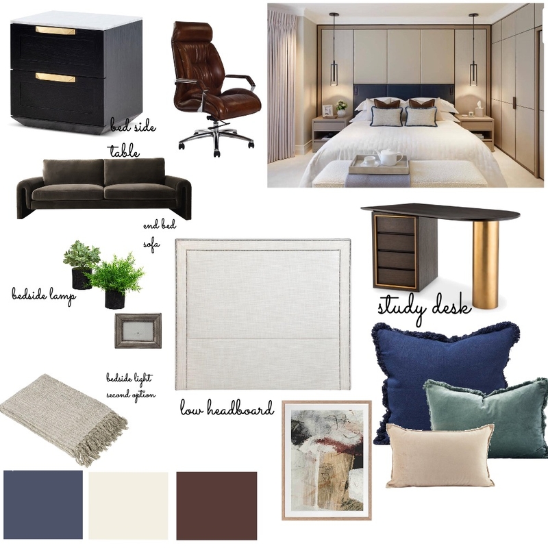 Governors bedroom Interior Design Mood Board by Akingbehin