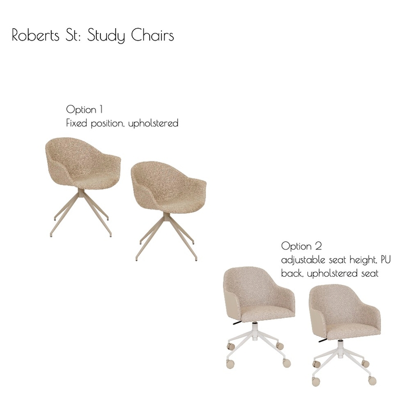 Roberts St Study & Rugs Interior Design Mood Board by Demé Interiors