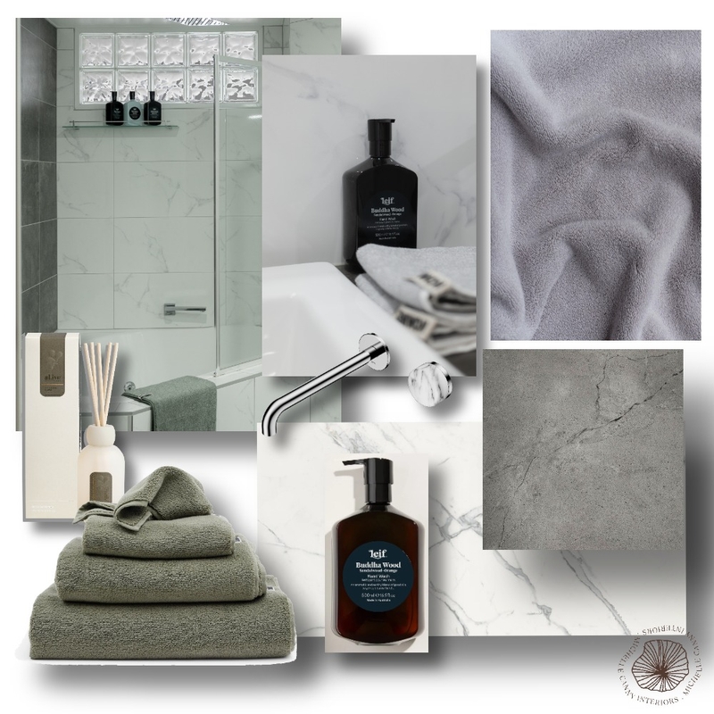 Bathroom - Nelson Bay Escape - Boutique Accommodation Interior Design Mood Board by Michelle Canny Interiors