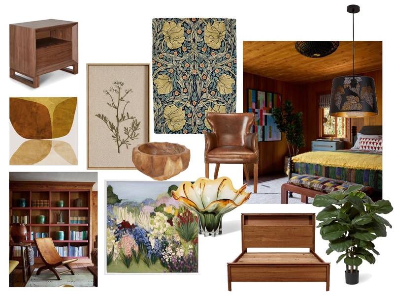 Arts and Crafts Mood Board - mod 3 Interior Design Mood Board by etindale