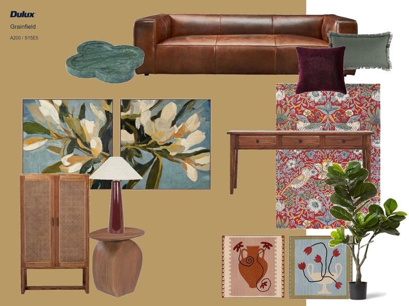 Arts and Crafts Sample Board - mod 3 Interior Design Mood Board by etindale Arts and Crafts Sample Board - mod 3 Interior Design Mood Board by etindale