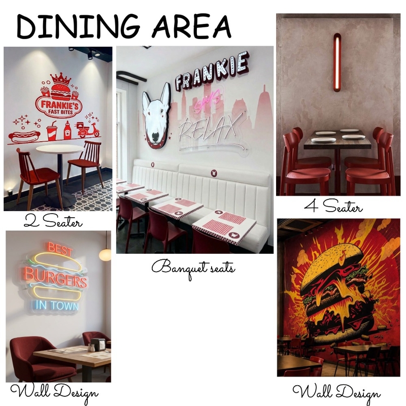 Dining 1 Interior Design Mood Board by Oluwatony