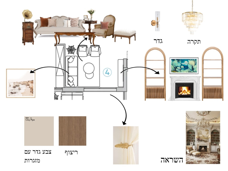 صالون فيكتوري Interior Design Mood Board by shaimaabiadsey صالون فيكتوري Interior Design Mood Board by shaimaabiadsey