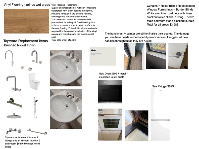 Fixtures & Fittings Interior Design Mood Board by IIDR Interior Design