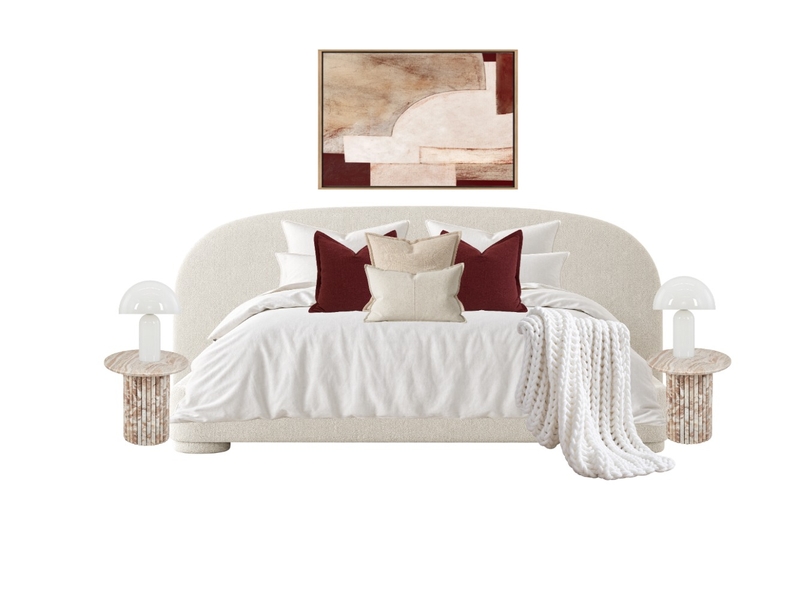 elanas bedroom option 1- with ammendments Interior Design Mood Board by MaryV