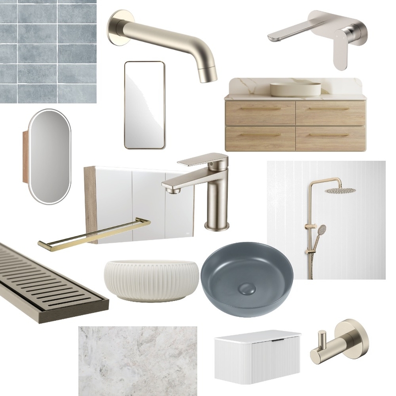 Pool House Bathroom Interior Design Mood Board by Dalgety Design Pool House Bathroom Interior Design Mood Board by Dalgety Design