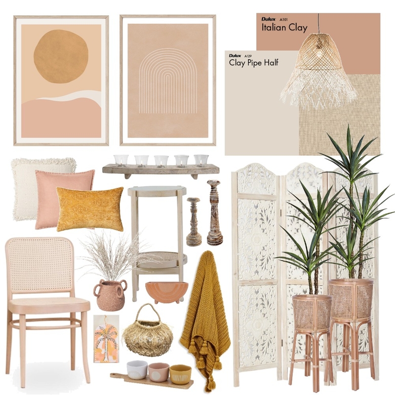 Desert tones Interior Design Mood Board by Thediydecorator - Style ...