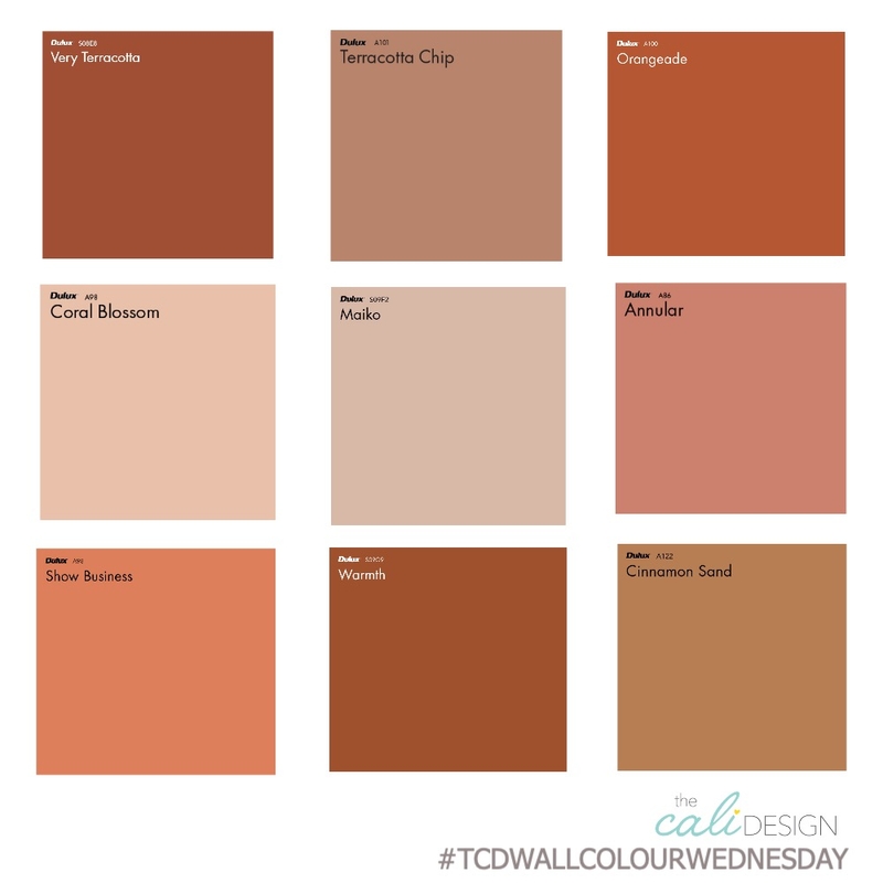 terracotta paint colours dulux