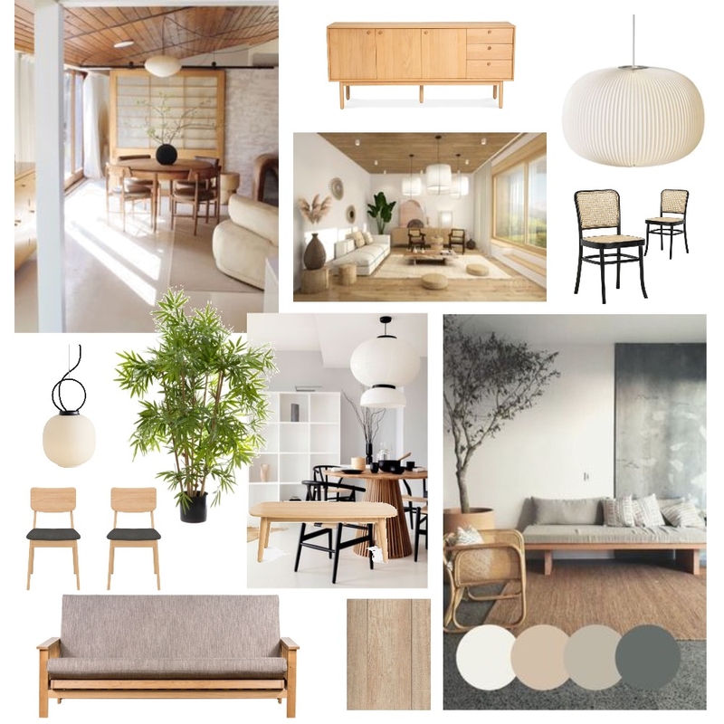 Japandi Interior Design Mood Board by baxterkel - Style Sourcebook