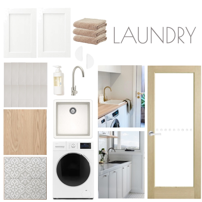 Laundry Interior Design Mood Board by Laurenfmoser - Style Sourcebook