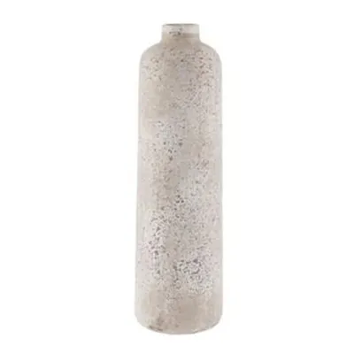 Stetson Ceramic Slim Bottle Vase, Medium, Antique White
