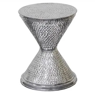Alaric Aluminium Hourglass Stool / Side Table