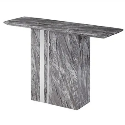 Nicasio Marble 120cm Pedestal Console Table