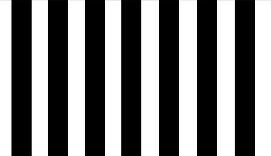 Black and white strip
