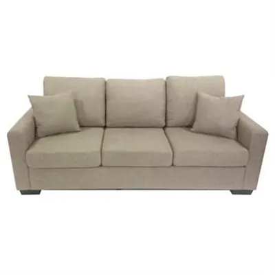 Club Fabric 3 Seater Sofa - Taupe
