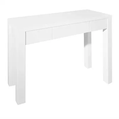 Karen Single Drawer Console Table - White