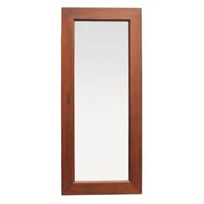 Ascot Mahogany Timber Frame Wall Mirror, 150cm, Mahogany