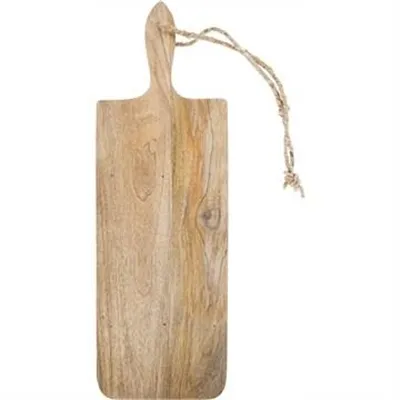 Blayney Mango Wood Long Serving Board with Handle, Small