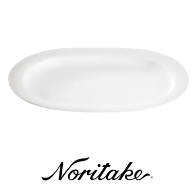 Noritake Arctic White Fine China Oval Platter