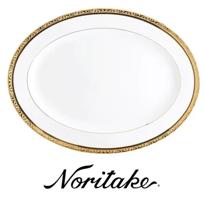 Noritake Regent Gold Fine China Oval Platter