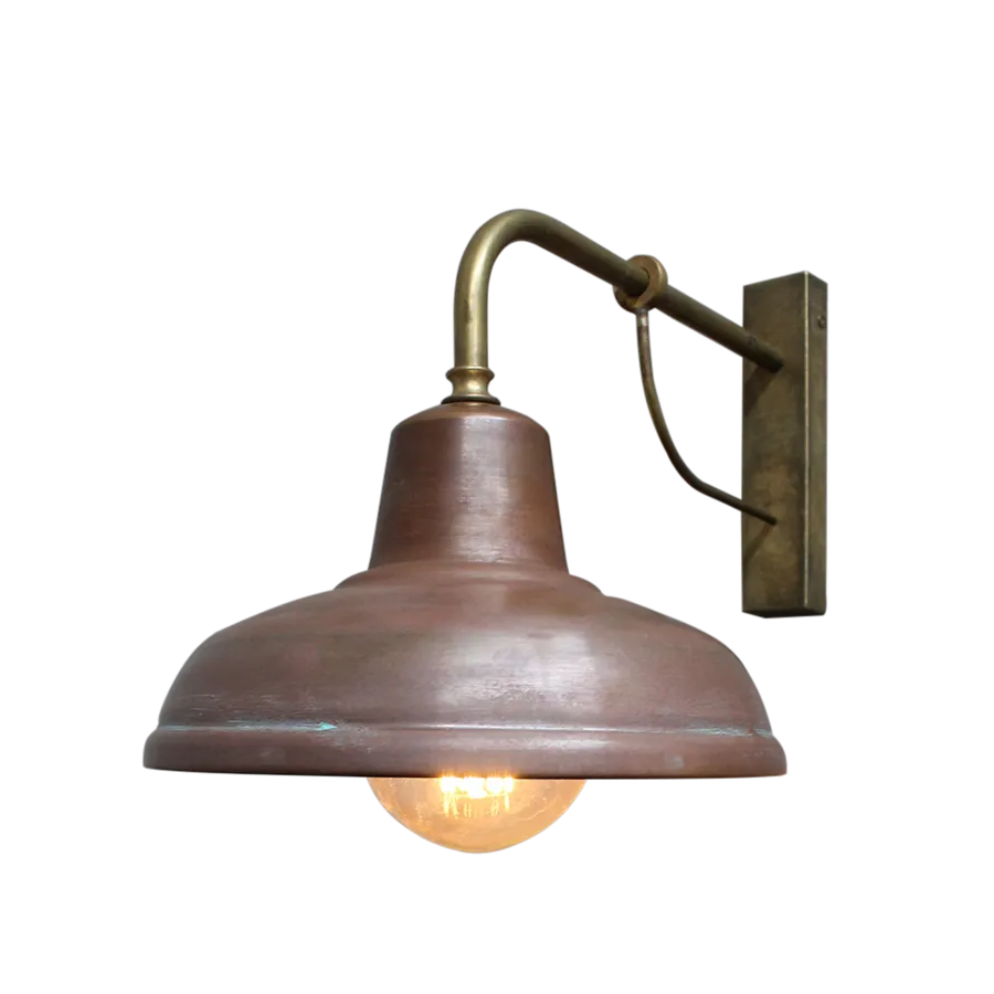 Copper Railway Outdoor Wall Light