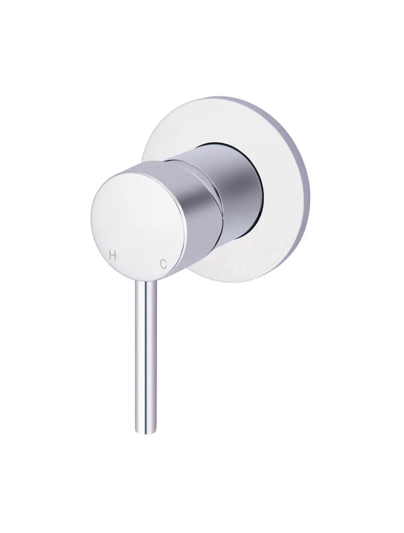Meir | Polished Chrome Round Wall Mixer