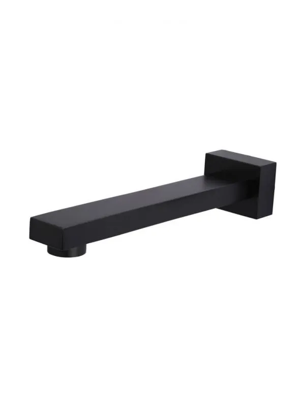 Meir | MATTE BLACK SQUARE WALL SPOUT