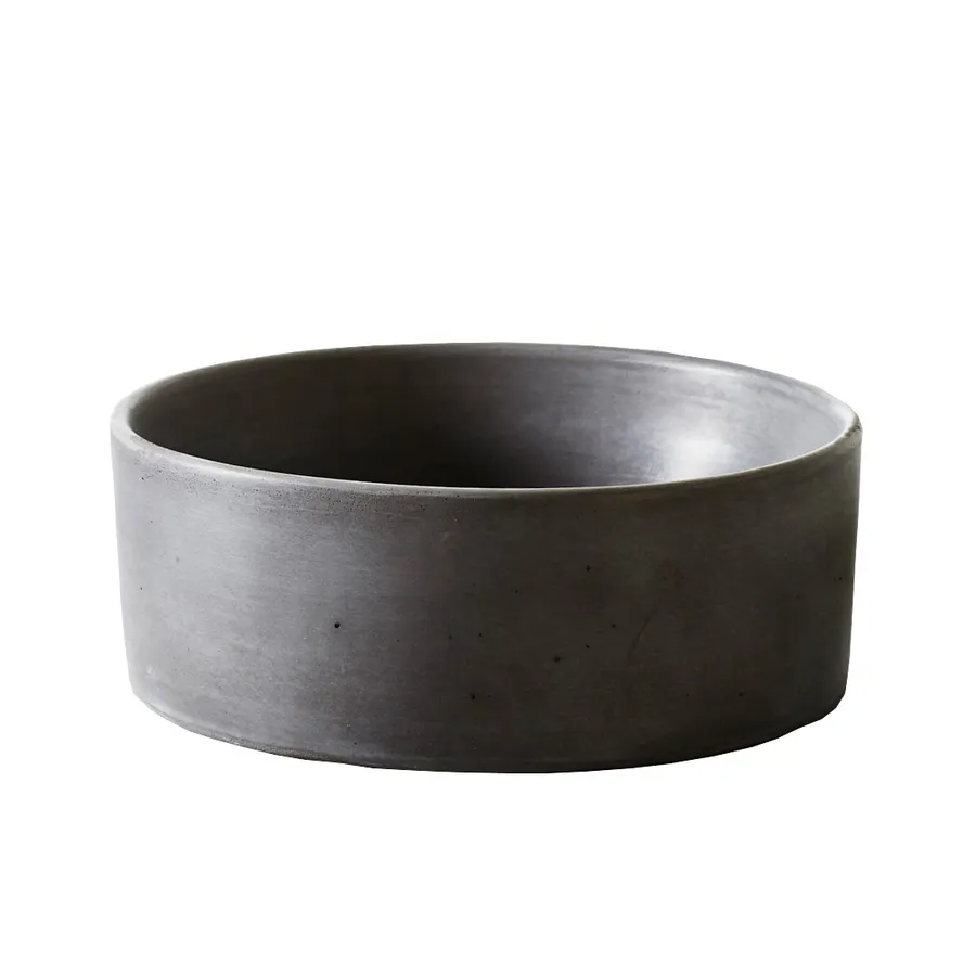 Round Concrete Basin - Grey