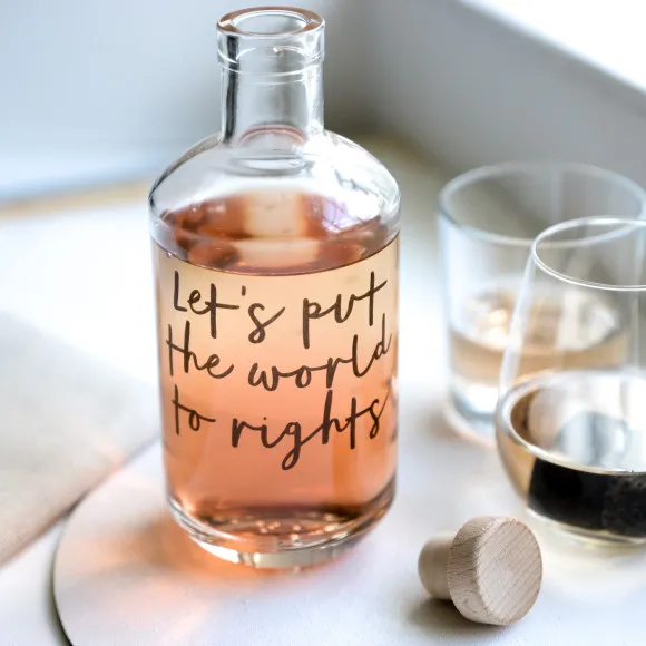 Let's put the world to rights decanter