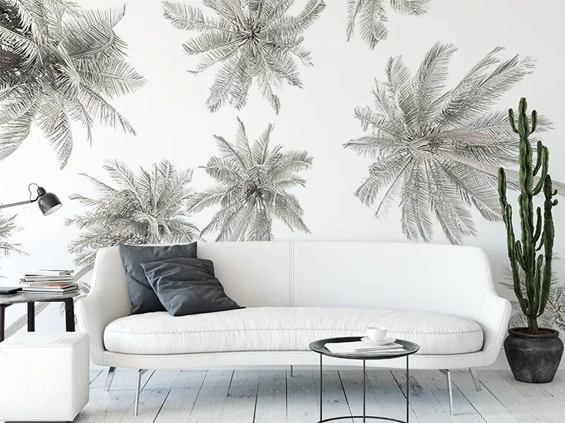 Palm Tree Mural Removable Wallpaper