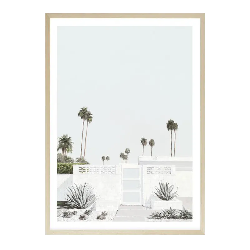 Palm Springs Doorway 3 (Light) Art Print