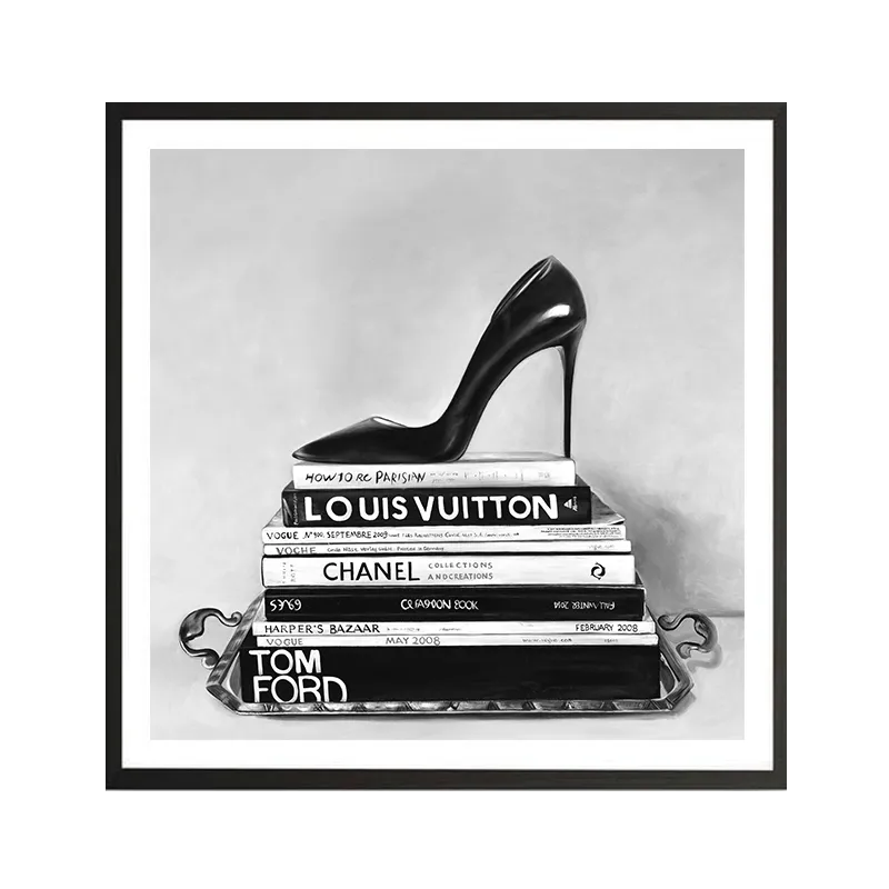 Runway Reads (Square) Art Print