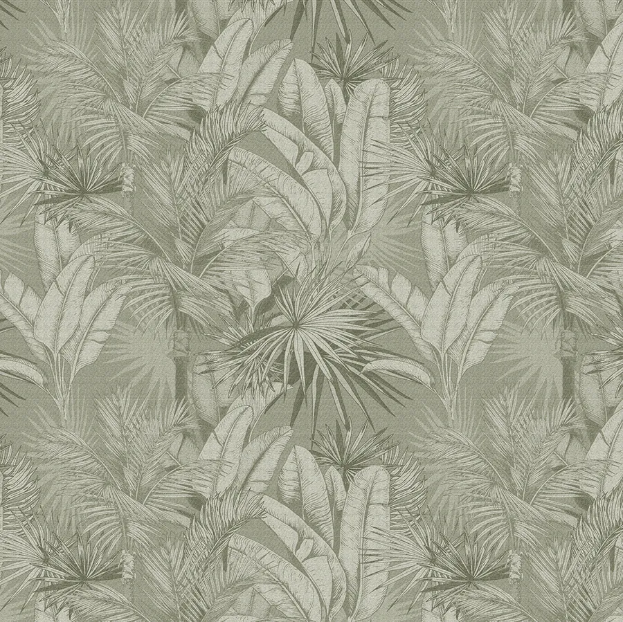 Luxe Palms - Vintage Green