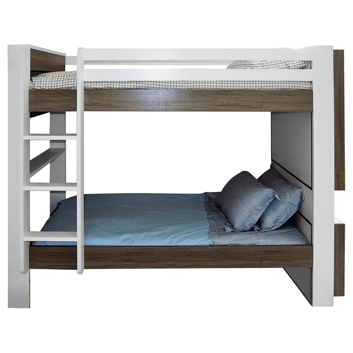 Aero Bunk Bed with Storage Shelf, King Single