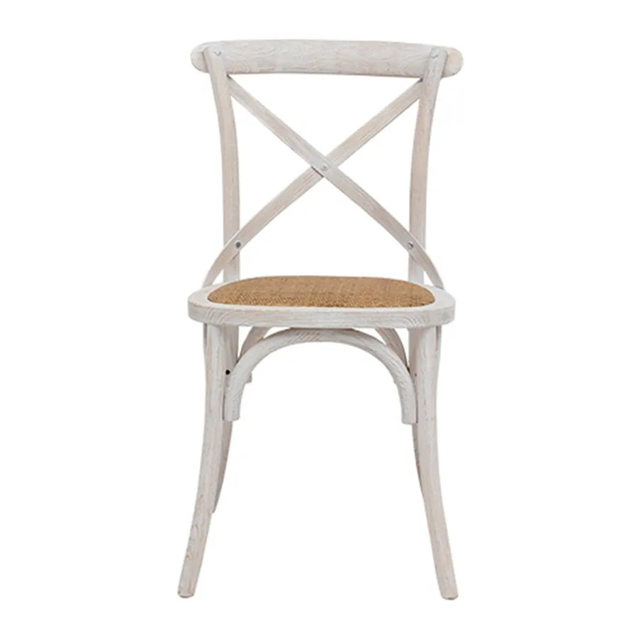 Cristo cross top back chair
