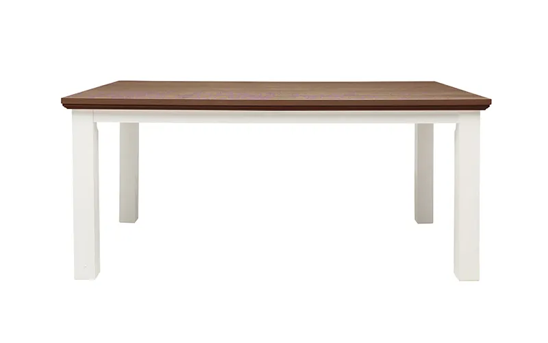 Hamptons Dining Table 160cm in Acacia Two Tone