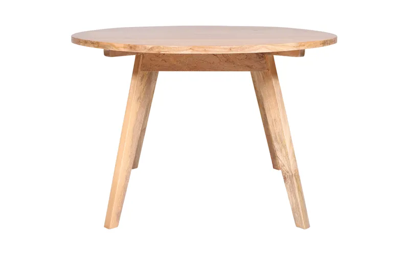 Porto Round Dining Table 120cm in Clear
