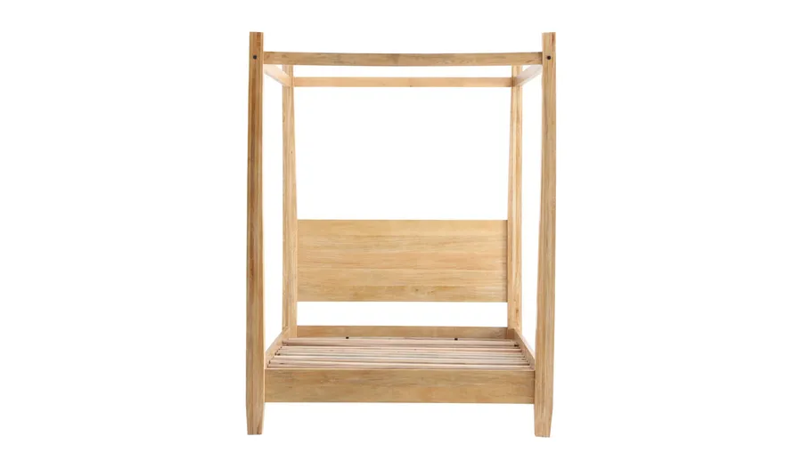 Retreat Queen Bed Frame in Clear Lacquer