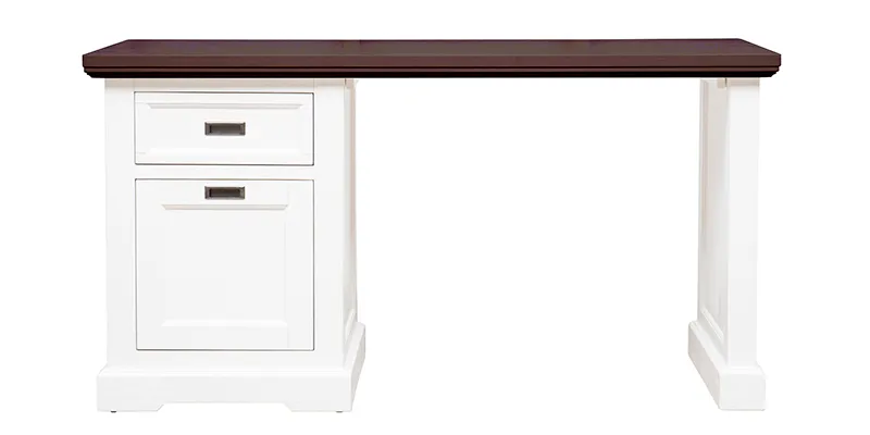 Hamptons Desk 150cm in Acacia Two Tone