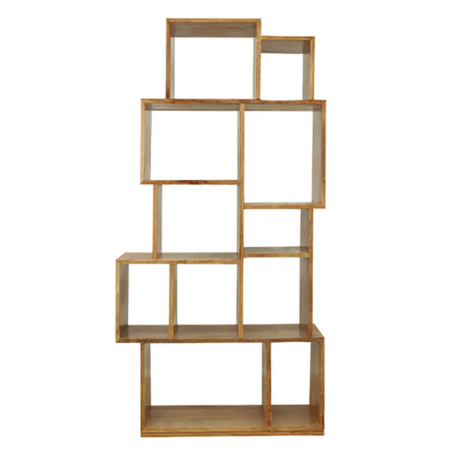 Porto Small Bookcase 86cm in Clear