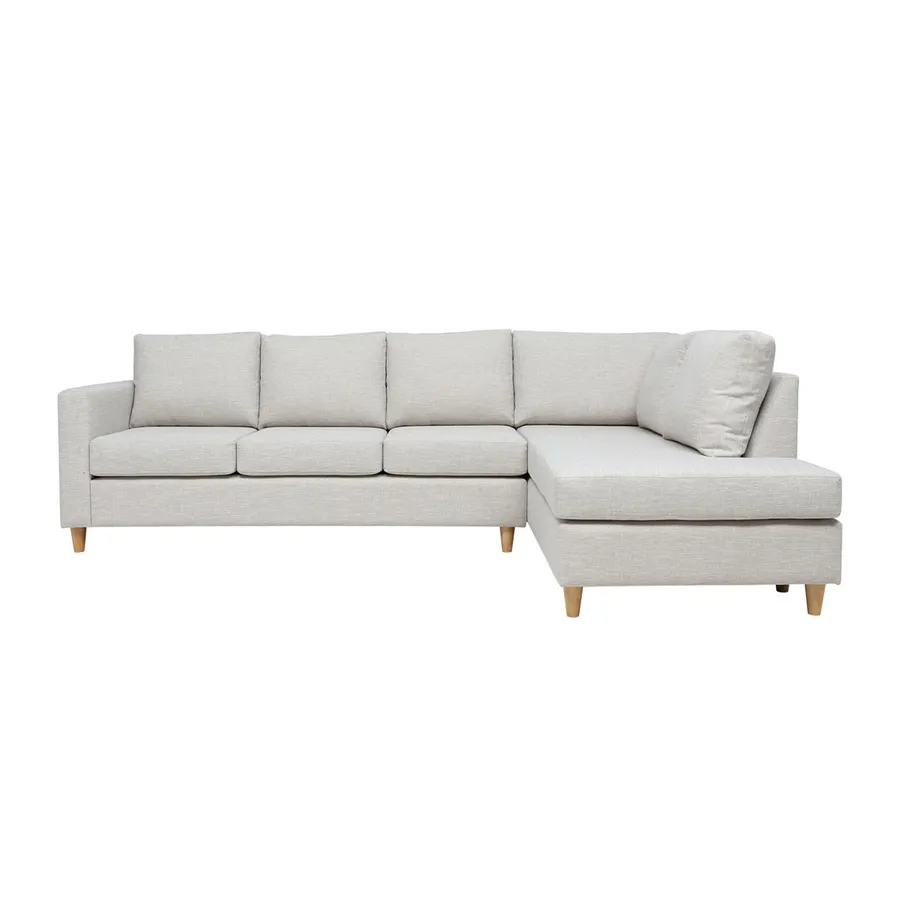 Jamison 3 Seater Sofa + Chaise in Selected Fabrics