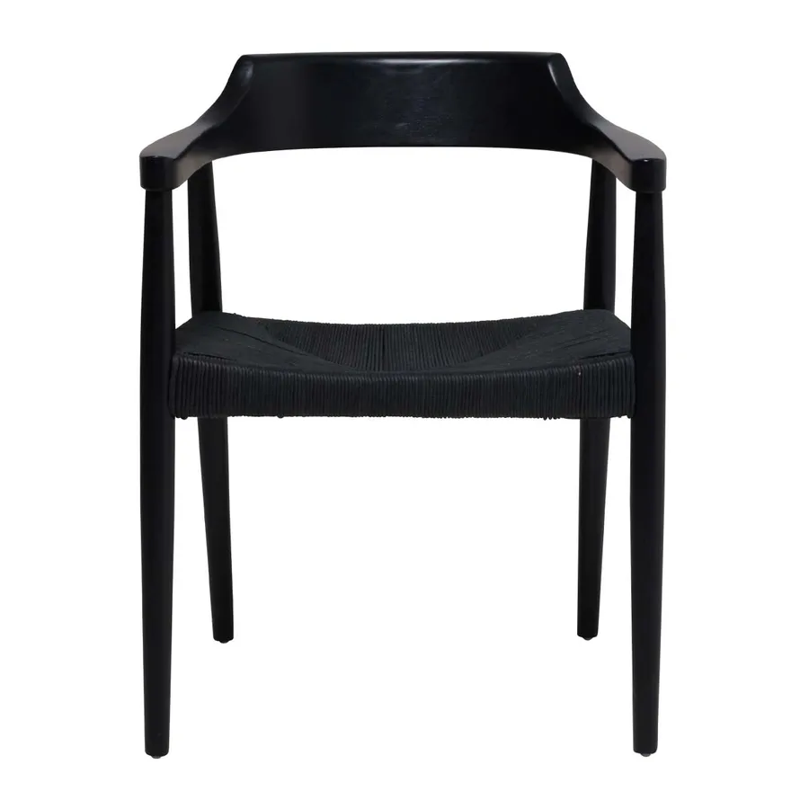 Trilogy Dining Chair in Black / Black Seat