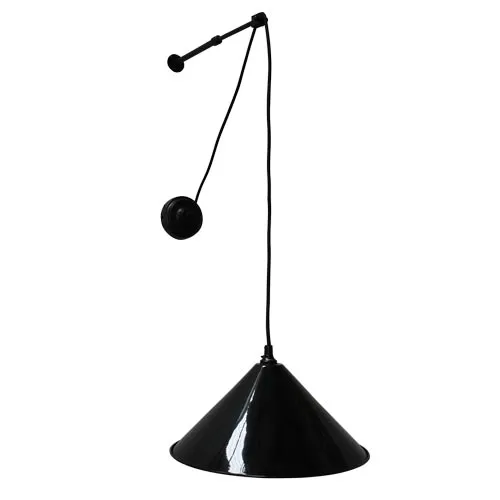 Cone Pulley Wall Light