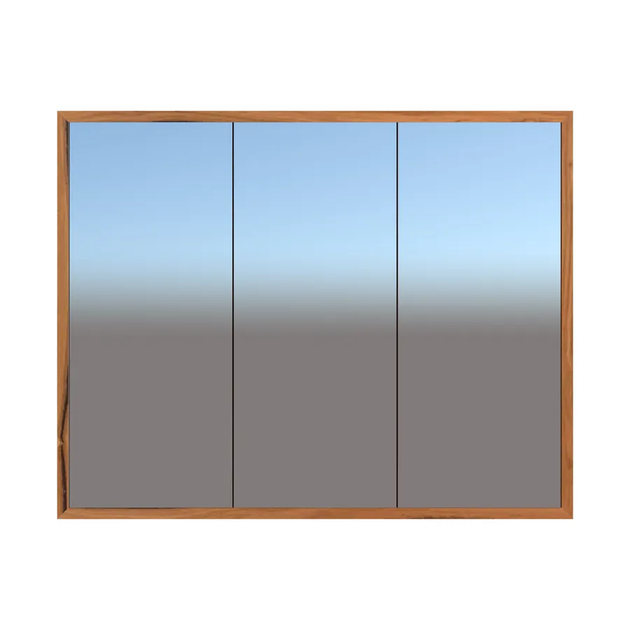 MANLY Solid Timber Wood Shaving Cabinet Mirror