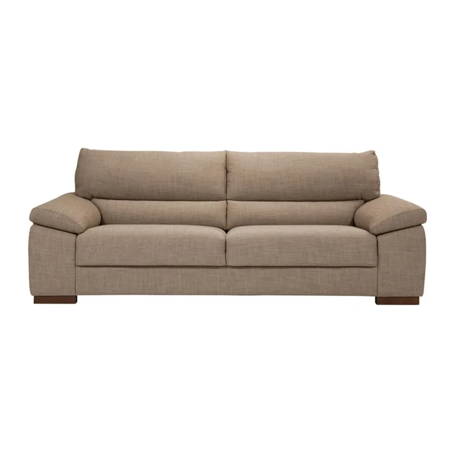Johnson 3 Seater Sofa in Rome Bark